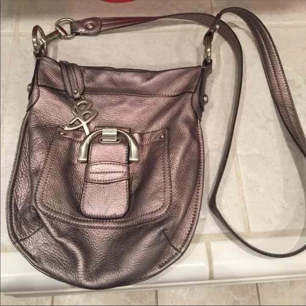 B. Makowsky leather cross body purse